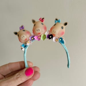 Image of Three Little Pigs Headband for Blythe Dolls LIMITED #2