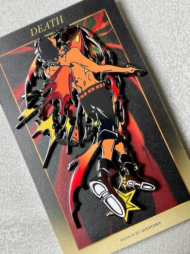DEATH AND REBIRTH - Ace Pin & Sticker Set