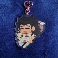 Zakkura "Recharge!" Acryllic Keychain