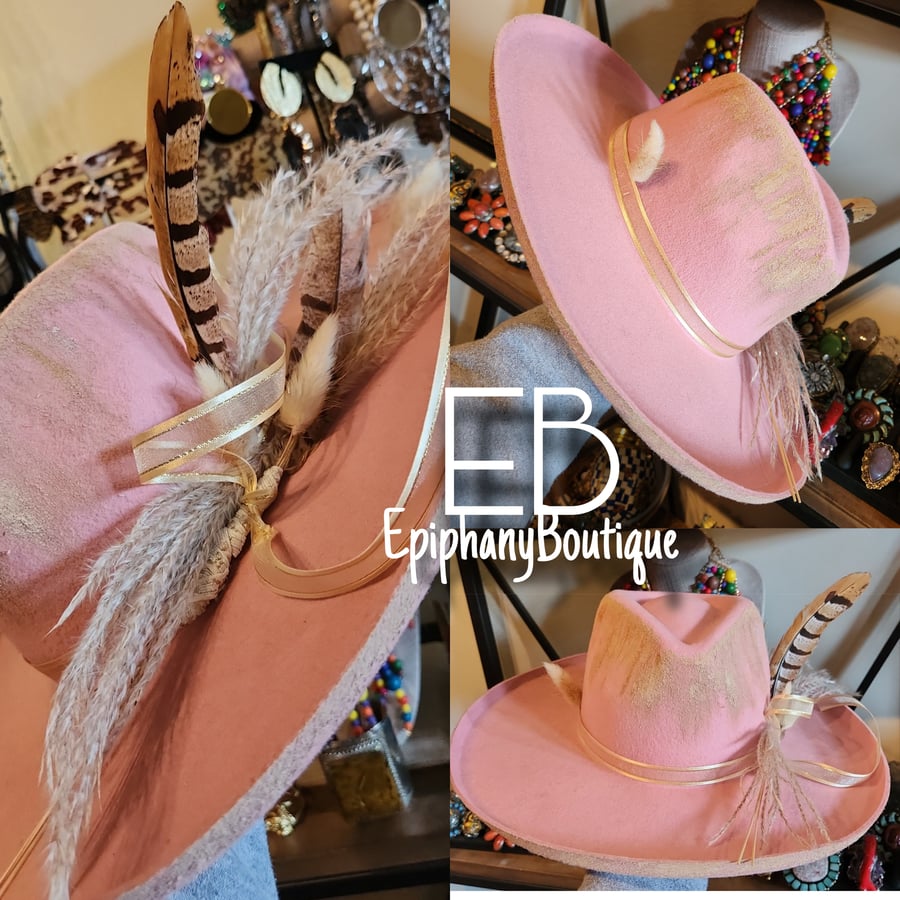 Image of EB Custom Brims: Pink Lady 