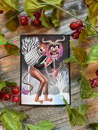 Image 2 of Animal Krampus 5 X 7 Giclee Print