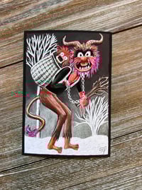 Image 3 of Animal Krampus 5 X 7 Giclee Print