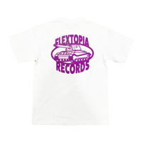 Image 1 of Flextopia Records Tee Purple Swag Edition