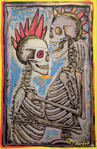 Image 2 of "Punk Soulmates" enhanced print