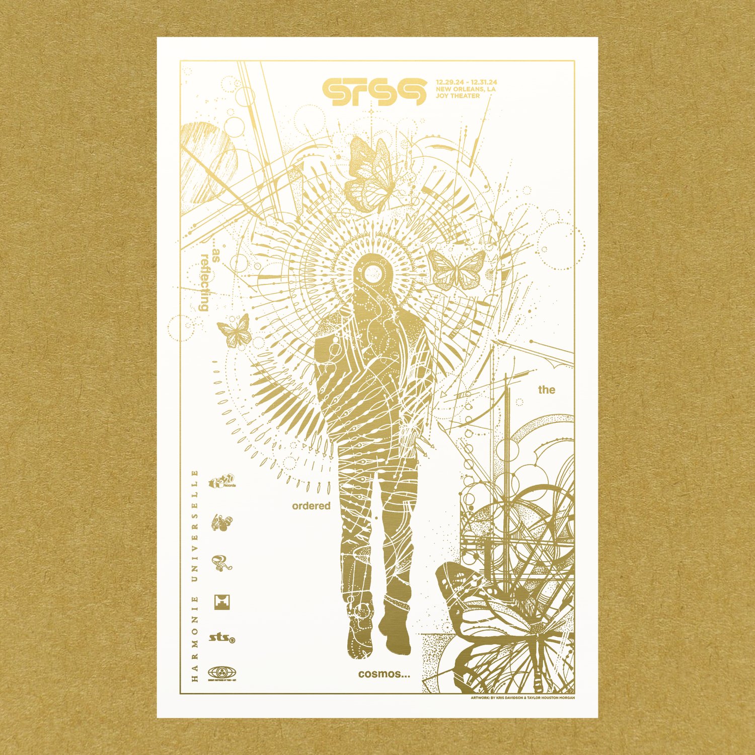 Image of STS9 2024 NYE AP *WHITE/Gold Foil* Variant (Panel 2/3)