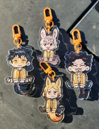 Image 1 of Wagging Windbreaker tail keychains Wave 3