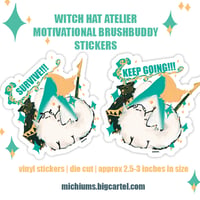 WITCH HAT BRUSHBUDDY STICKERS