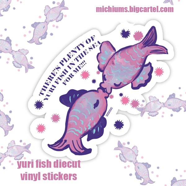 yuri fish sticker | michiums