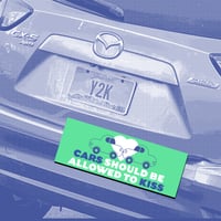 Image 1 of Cars Kiss - Bumper Sticker