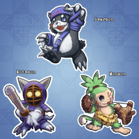 Image 1 of Digimon World 3 Stickers!