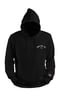 Image of Black hoodie ‘Odd One In’ classic font 