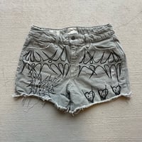 Fiendy heart shorts (size 6/28