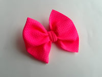 Image 1 of Neon Pink | classic bow