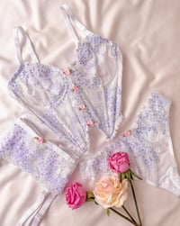 Image 4 of Erica Three Piece Lingerie Set