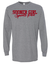 Gildan Grey Long Sleeve 