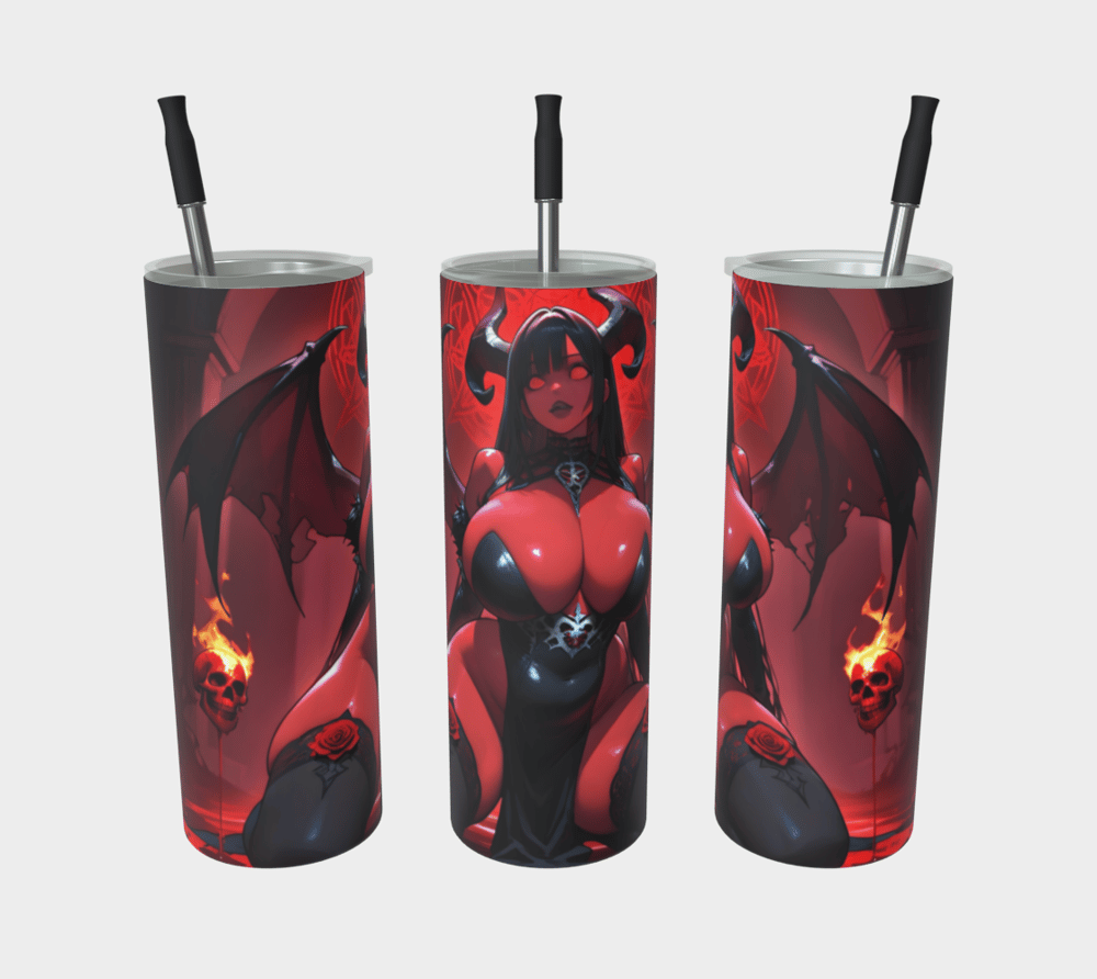 Image of Kneeling Succubus Tumbler