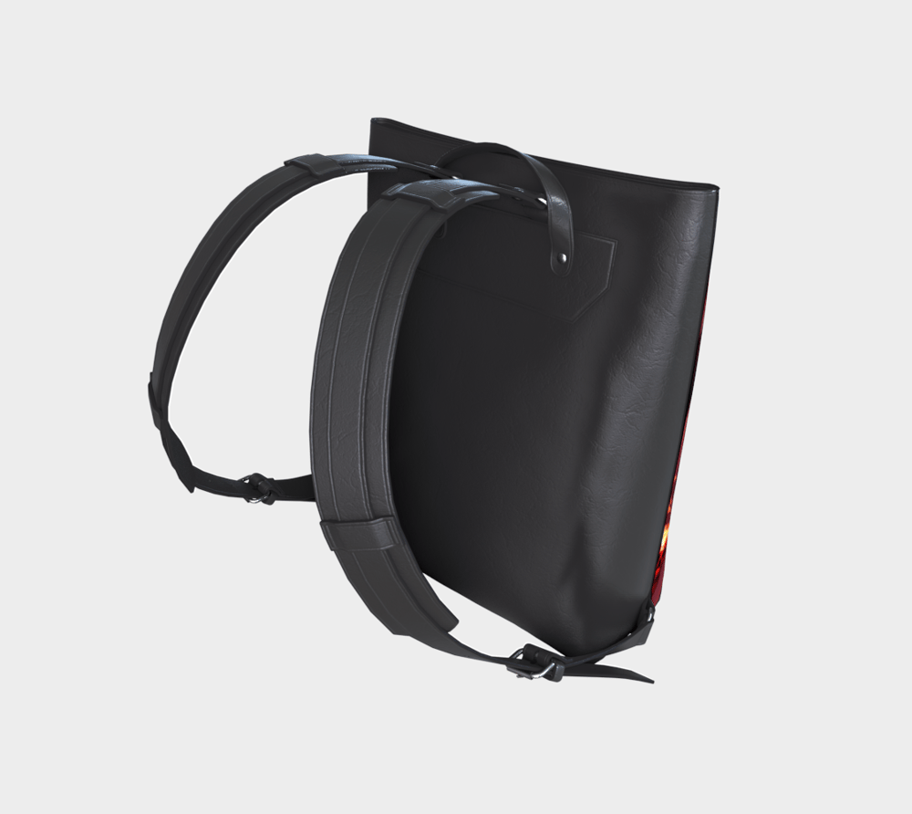 Image of Kneeling Succubus Vegan Leather Backpack