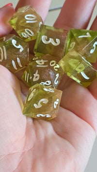 Image 3 of Poison cloud dice set