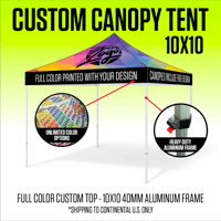 Image 1 of 10X10 CUSTOM CANOPY