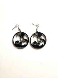 Image 2 of Sleepy Hollow Night Earrings Acrylic Jewellery Handmade Halloween Alternative Horror 