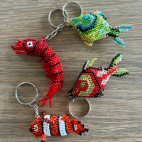 Image 1 of Beaded key ring 