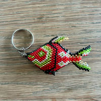 Image 2 of Beaded key ring 