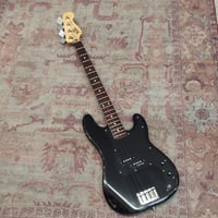 Image 2 of Blacked Out Fender Squier Series P-Bass