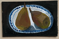 Image 1 of Cathy Cullis miniature pear painting (B)