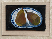 Image 2 of Cathy Cullis miniature pear painting (B)