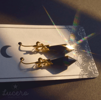 Image 3 of Wicked Crystal Earrings