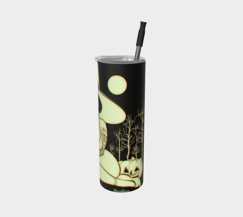 Image of Black & White Witch Tumbler