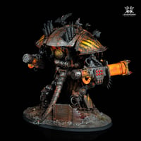 Image 4 of Commission painting - Knight Abominant Iron Warriors (magnetized)