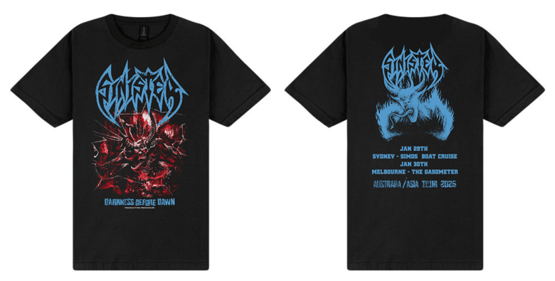 Image of SINISTER -  TOUR SHIRT 2025 -