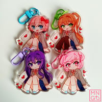 Image 1 of [SOLD OUT] DDLC Acrylic Keychains