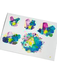 Image 1 of A5 - La musique - illustration originale