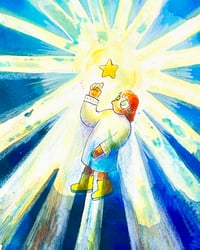 Image 2 of A5 - Toucher son rêve - illustration originale