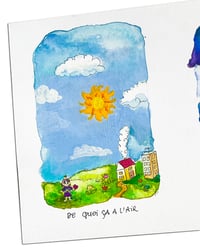 Image 2 of A5 - L'orage - illustration originale
