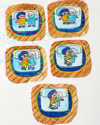 Image 2 of A5 - Le câlin - illustration originale