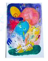 Image 1 of A6 - L'angoisse - illustration originale