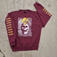 Image 1 of Bad Brains burgundy sweater