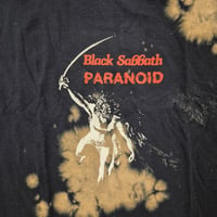 Image 2 of Black Sabbath Paranoid bleachy tees