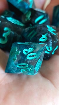 Image 6 of Tempest 8 piece dice set 