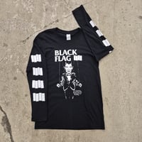 Image 1 of Black Flag Devil Puppet longsleeve