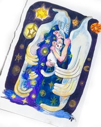Image 2 of A6 - L'ange - illustration originale