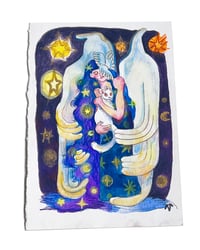 Image 1 of A6 - L'ange - illustration originale