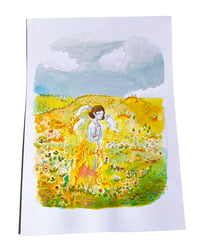 Image 2 of A4 - Pendant que les champs brûlent - illustration originale