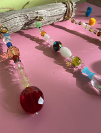 Image 2 of hand-strung glass bead suncatcher