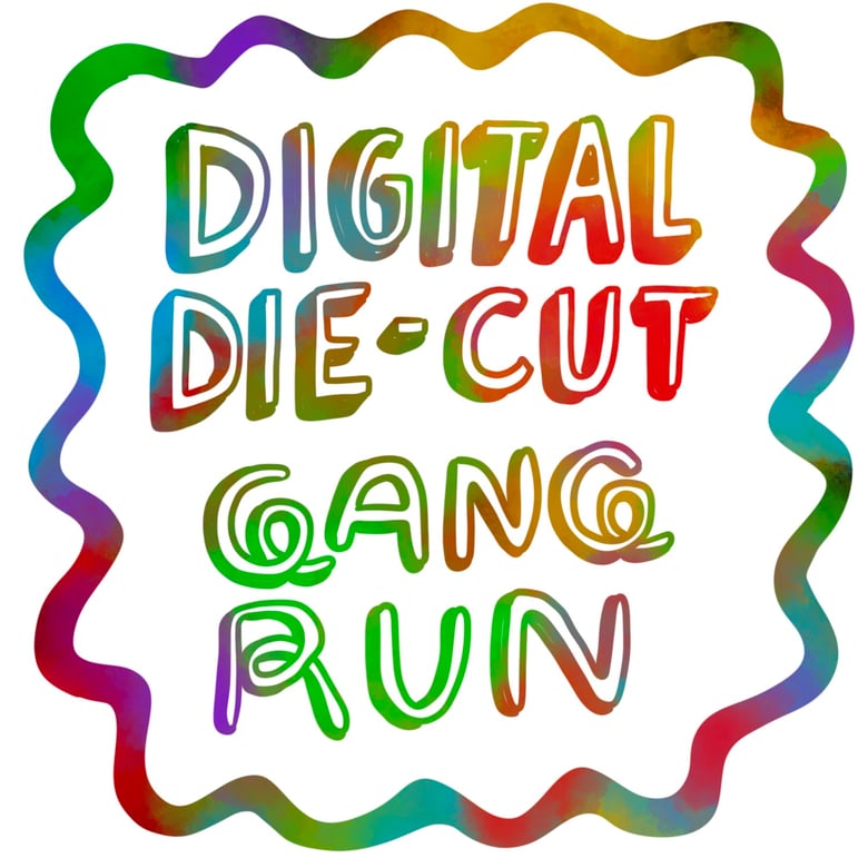 Image of Digital Full Color Vinyl Die Cut Gang Run!