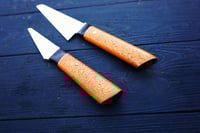 Image 2 of HK&T Kitchen Sharpπ Set AEB L Stainless steel Handmade Petty and Gyuto Knives