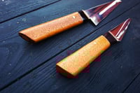 Image 3 of HK&T Kitchen Sharpπ Set AEB L Stainless steel Handmade Petty and Gyuto Knives